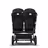 Bugaboo Donkey 3 Twin travel system black sun canopy, black fabrics, black base - Thumbnail Slide 14 of 15
