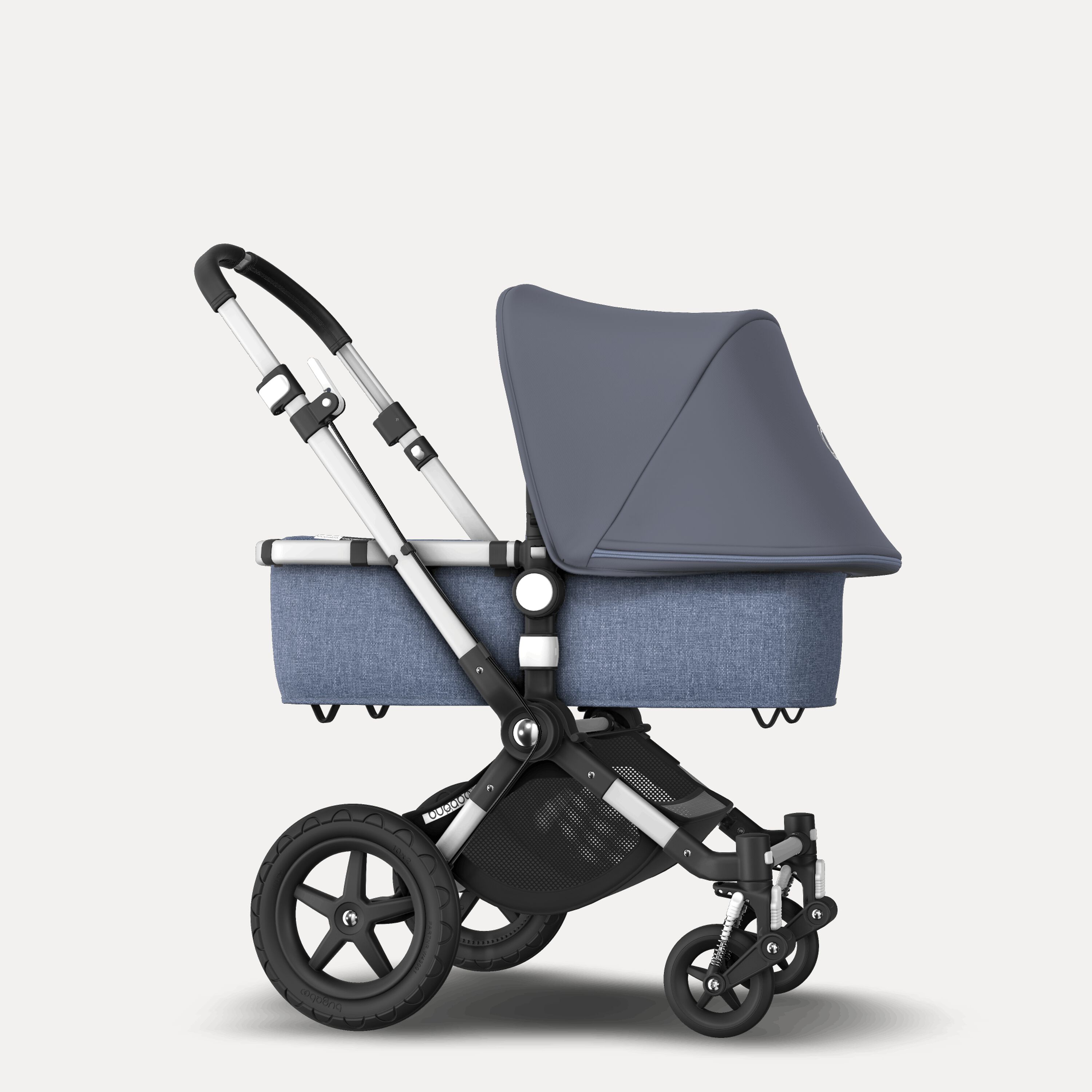 Bugaboo Cameleon 3 Plus Grey melange sun canopy, blue melange fabrics, aluminium base - Main Modal Image Slide 5 of 5