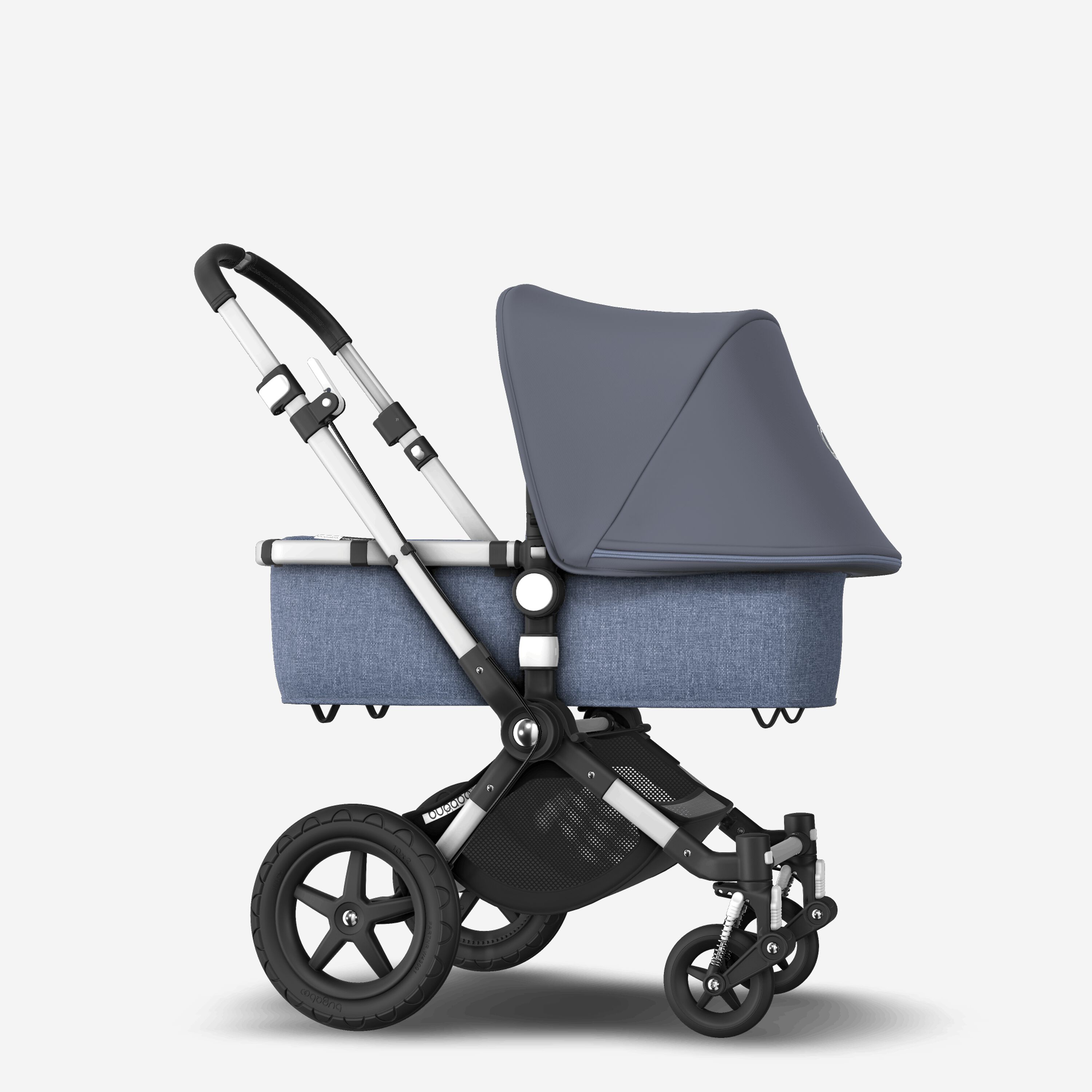 Bugaboo Cameleon 3 Plus Grey melange sun canopy, blue melange fabrics, aluminium base - Main Modal Image Slide 5 of 5