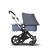 Bugaboo Cameleon 3 Plus Grey melange sun canopy, blue melange fabrics, aluminium base - Thumbnail Slide 5 of 5