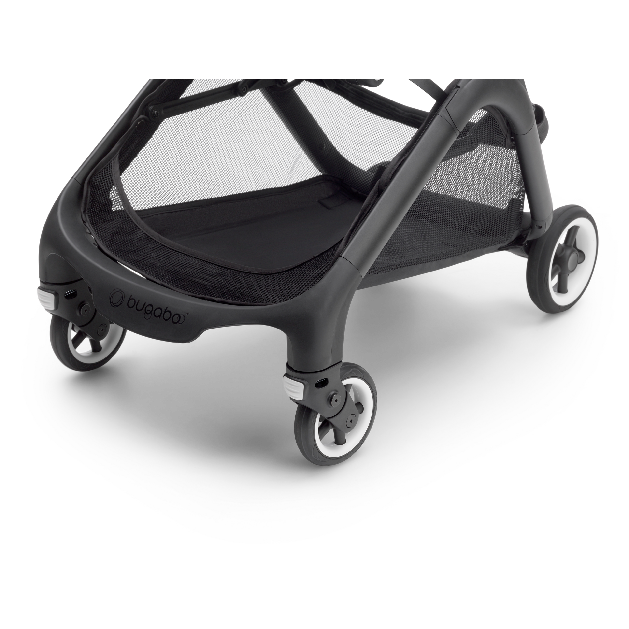 Bugaboo Butterfly travel stroller black base, desert taupe fabrics, desert taupe sun canopy - Thumbnail Slide 5 of 13