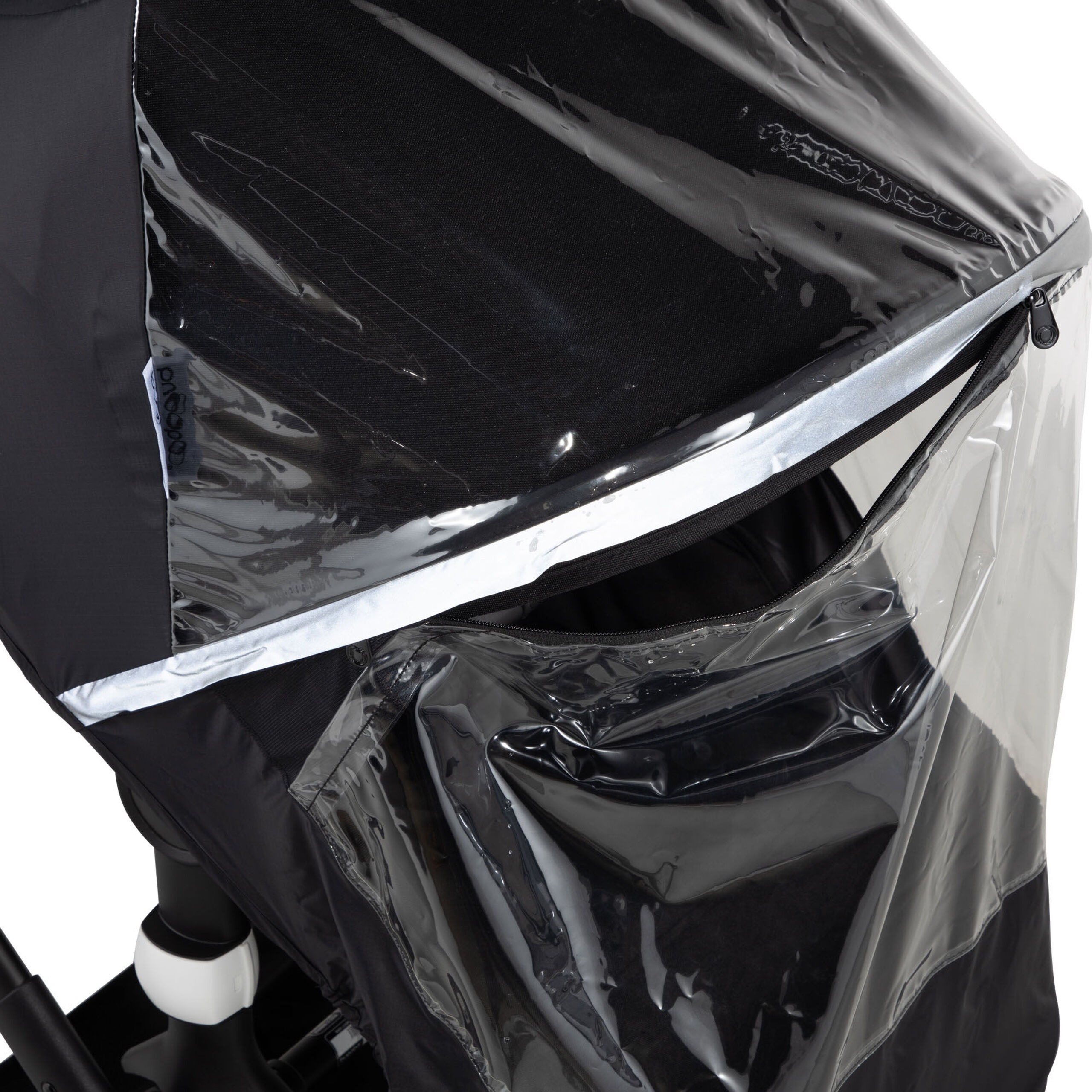 Refurbished Bugaboo Fox/Cameleon high performance raincover BLACK - Thumbnail Slide 9 of 10