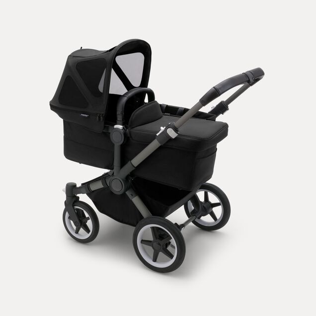 Refurbished Bugaboo Donkey breezy sun canopy Midnight black - Main Image Slide 2 of 4