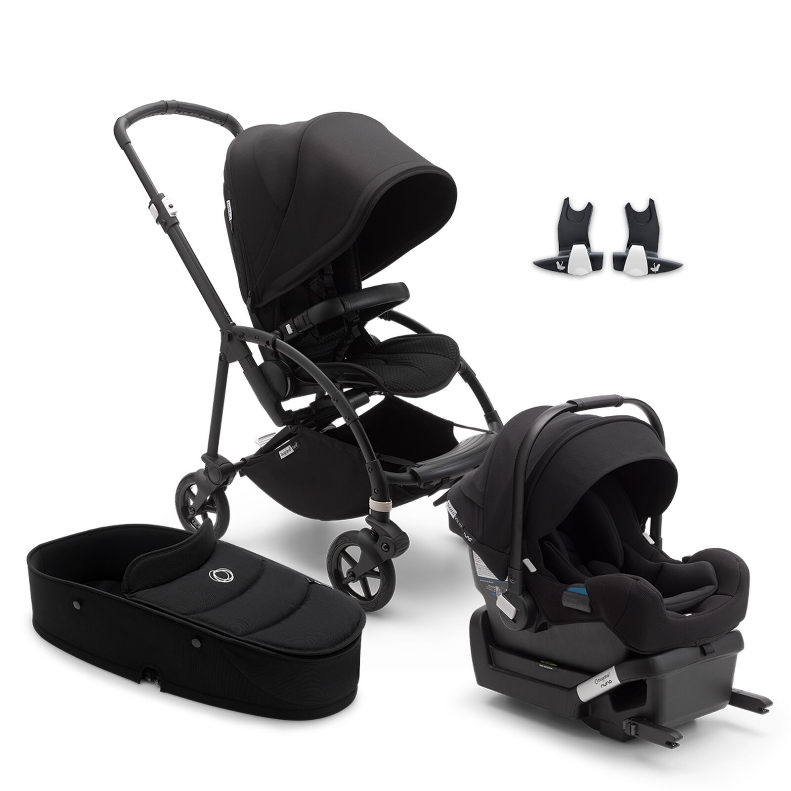 Bugaboo Bee 6 with bassinet and Turtle One by Nuna bundle - View 1