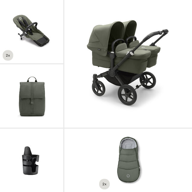 Bugaboo Donkey 5 Twin Complete Pushchair Bundle - Main Image Slide 1 of 5