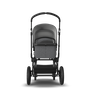 Bugaboo Cameleon 3 Plus seat and carrycot pushchair grey melange sun canopy, grey melange fabrics, black base - Thumbnail Slide 6 of 8