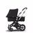 Bugaboo Cameleon 3 Plus seat and carrycot pushchair black sun canopy, black fabrics, aluminium base - Thumbnail Slide 2 of 8
