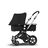 Bugaboo Cameleon 3 Plus seat and carrycot pushchair black sun canopy, black fabrics, aluminium base - Thumbnail Slide 2 of 8