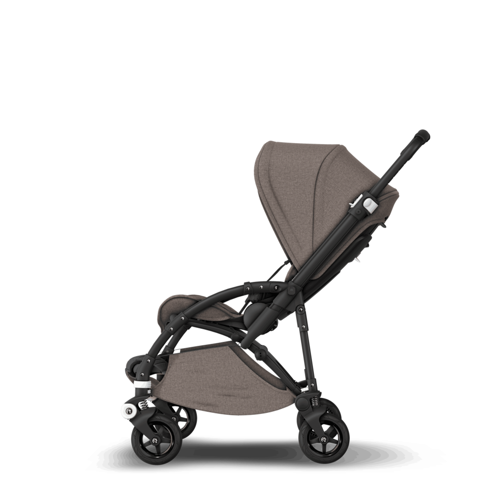 Bugaboo Bee 5 seat pushchair mineral taupe mélange sun canopy, mineral