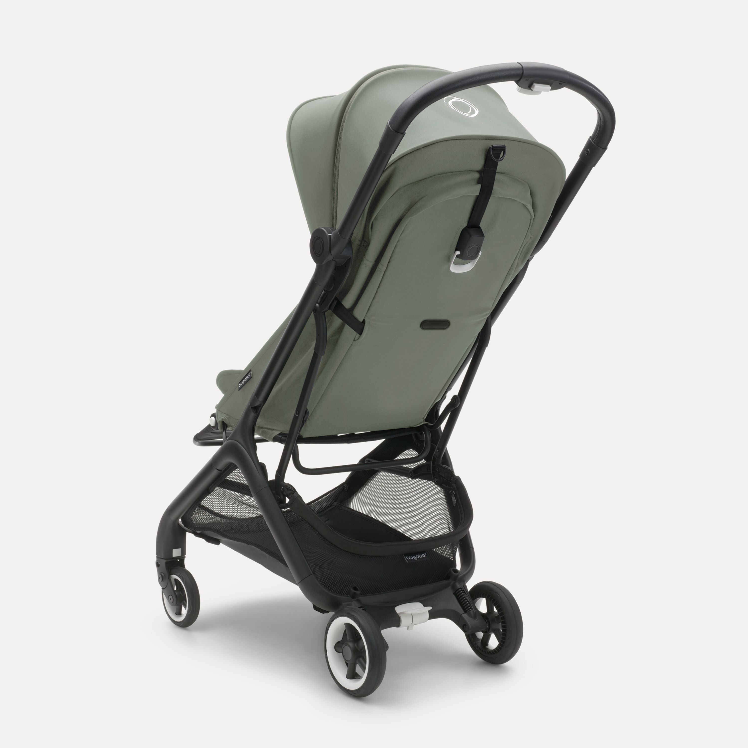 Bugaboo Butterfly travel stroller black base, forest green fabrics, forest green sun canopy - Main Modal Image Slide 3 of 13