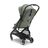 Bugaboo Butterfly travel stroller black base, forest green fabrics, forest green sun canopy - Thumbnail Slide 3 of 13