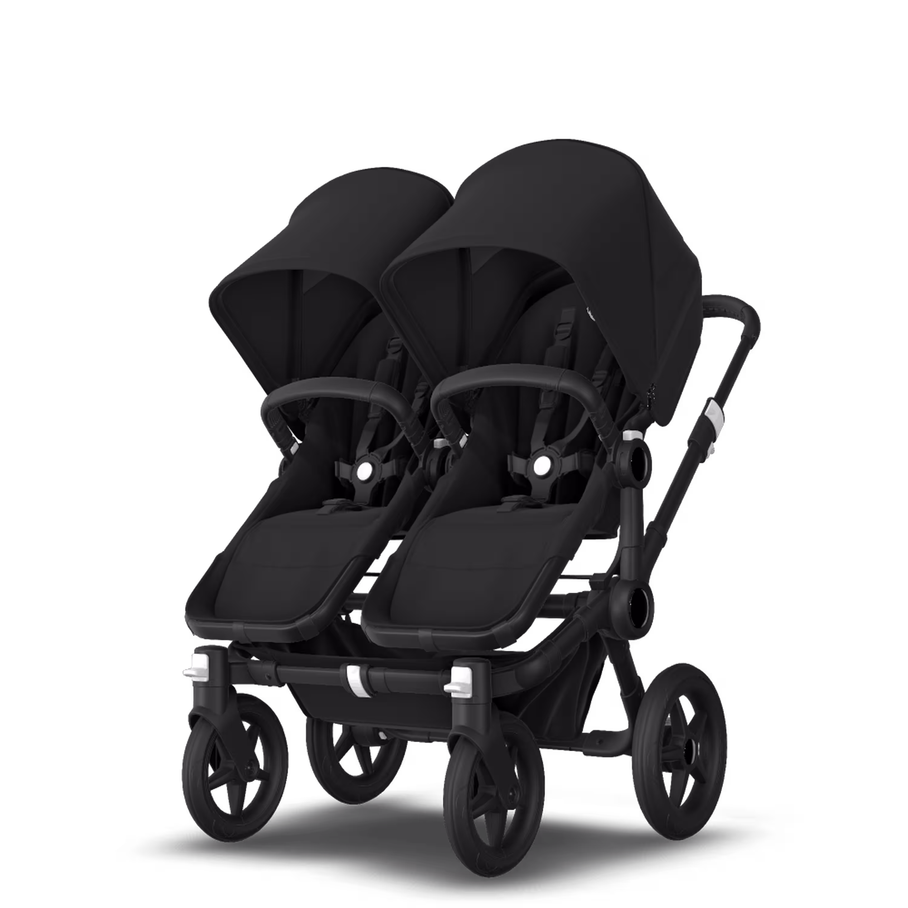 Bugaboo Donkey 3 twin black sun canopy, black seat, black chassis - Main Modal Image Slide 3 of 5