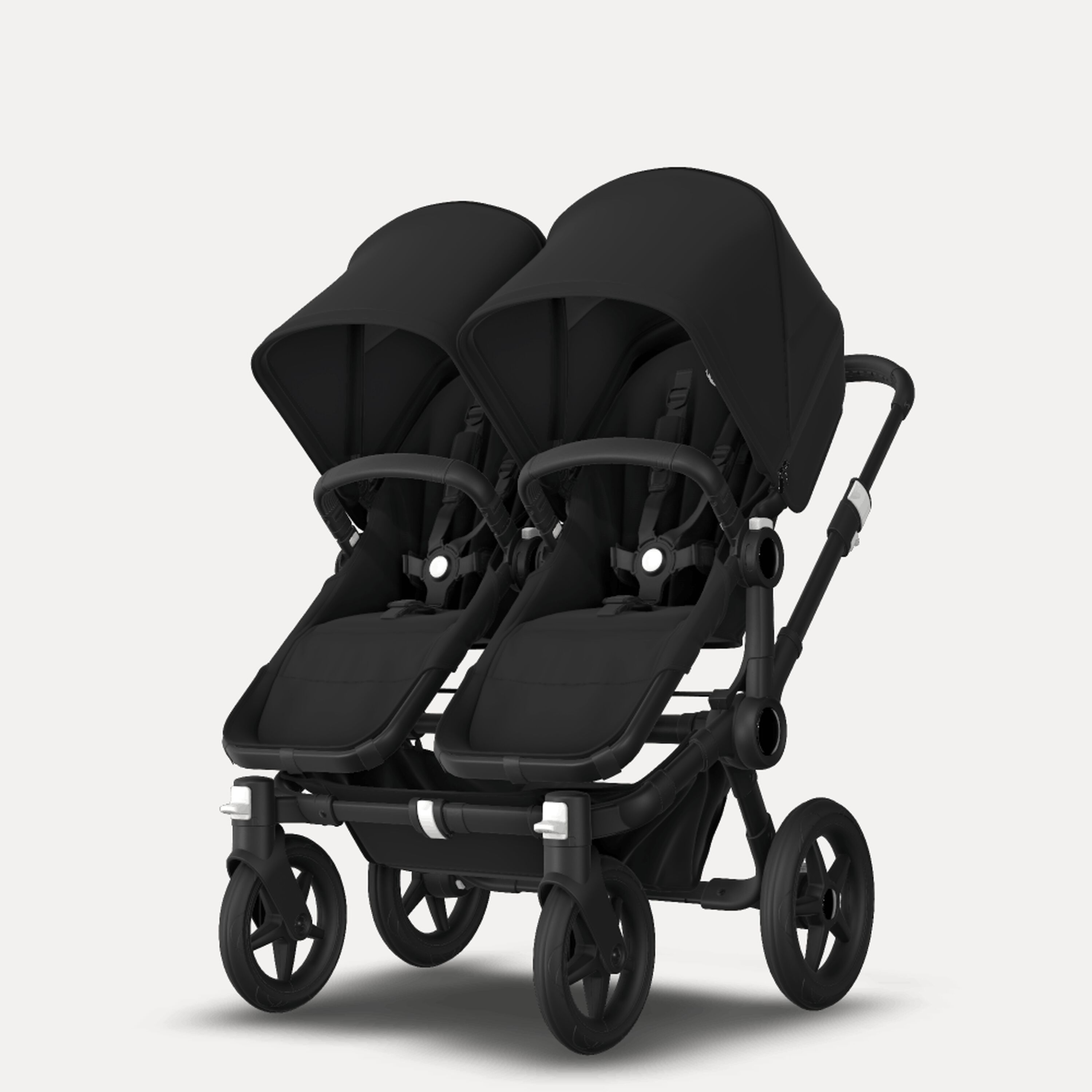 Bugaboo Donkey 3 twin black sun canopy, black seat, black chassis - Main Modal Image Slide 3 of 5
