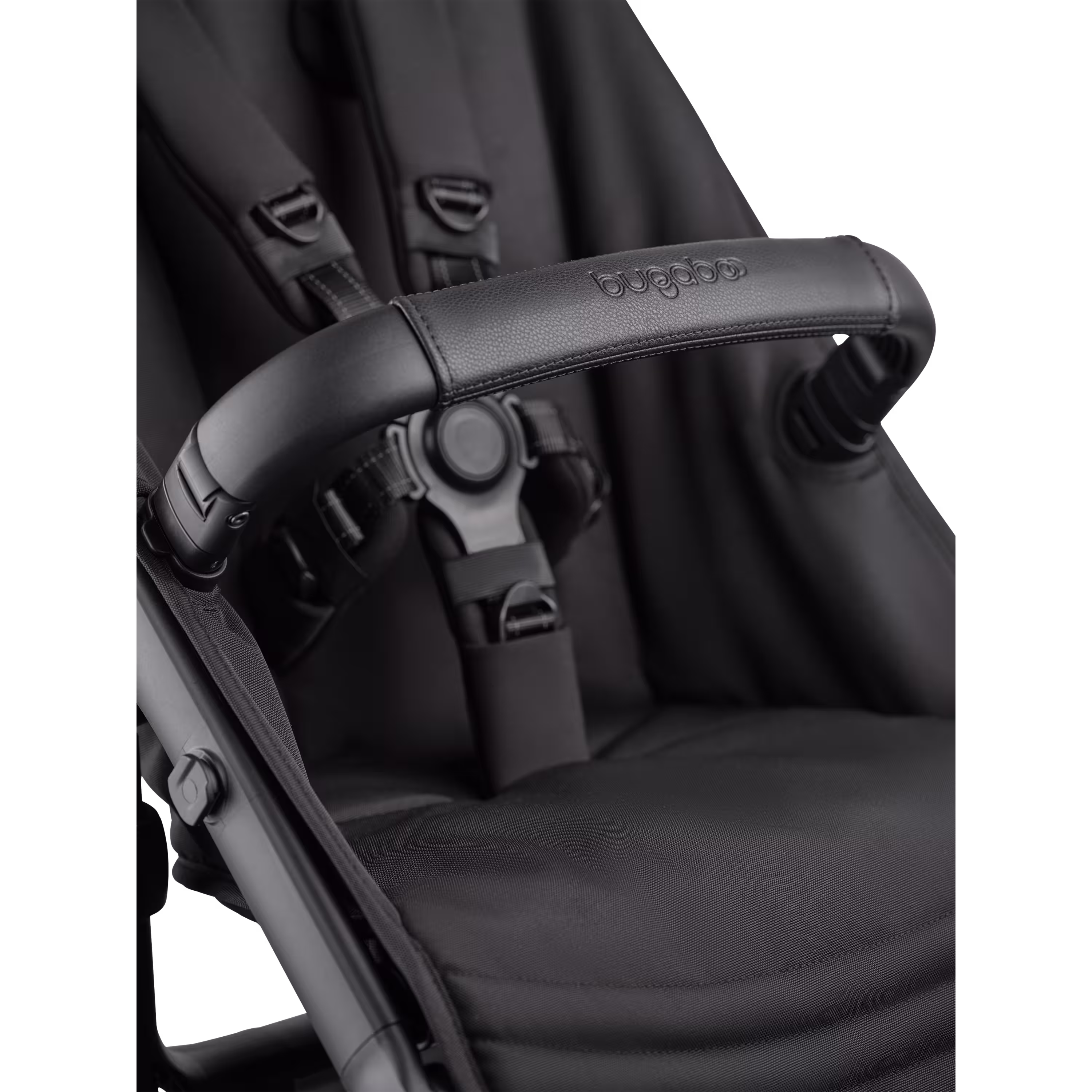 Bugaboo Kangaroo 2-in-1 stroller black base, forest green fabrics, forest green sun canopy - Main Modal Image Slide 15 of 18