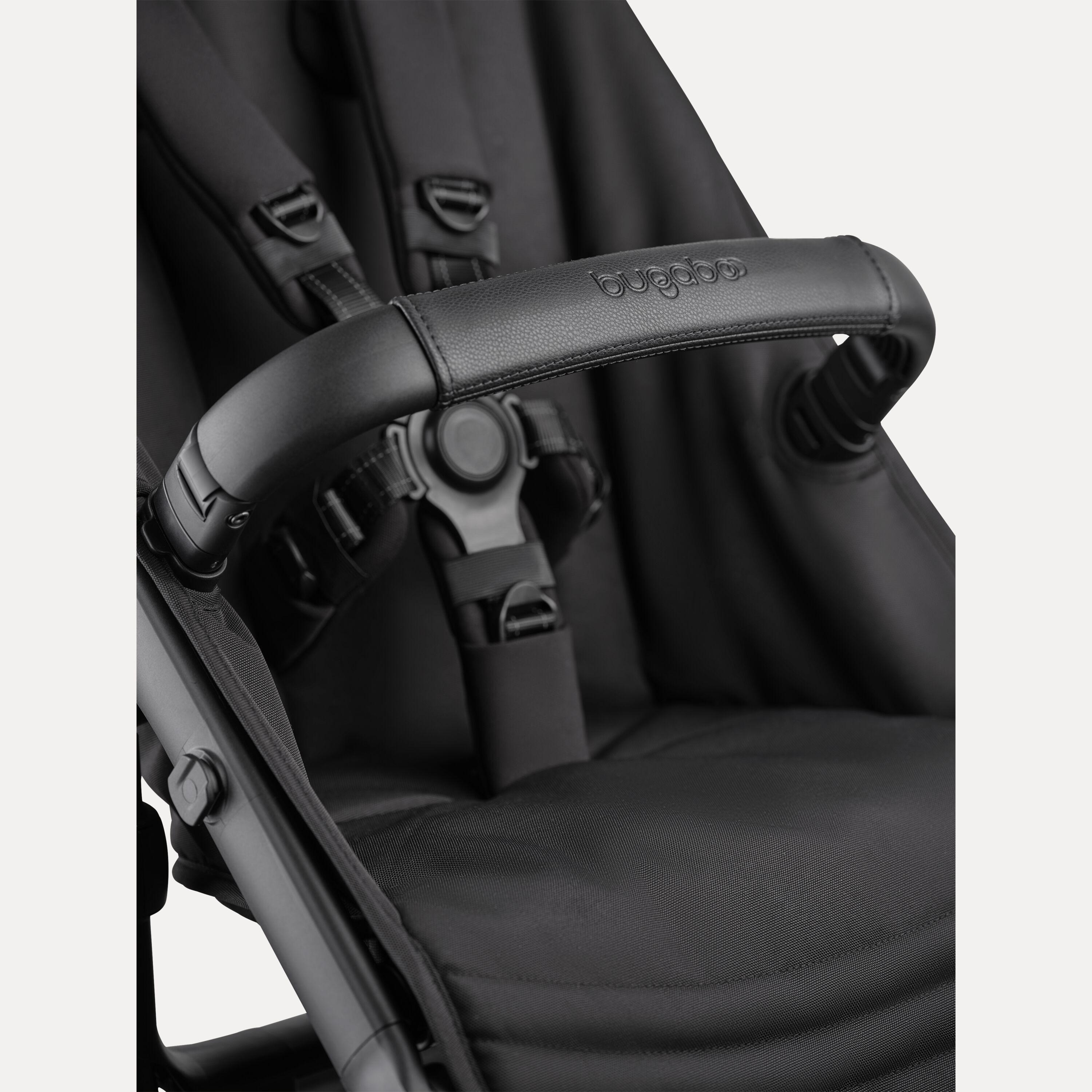 Bugaboo Kangaroo 2-in-1 stroller black base, forest green fabrics, forest green sun canopy - Main Modal Image Slide 15 of 18
