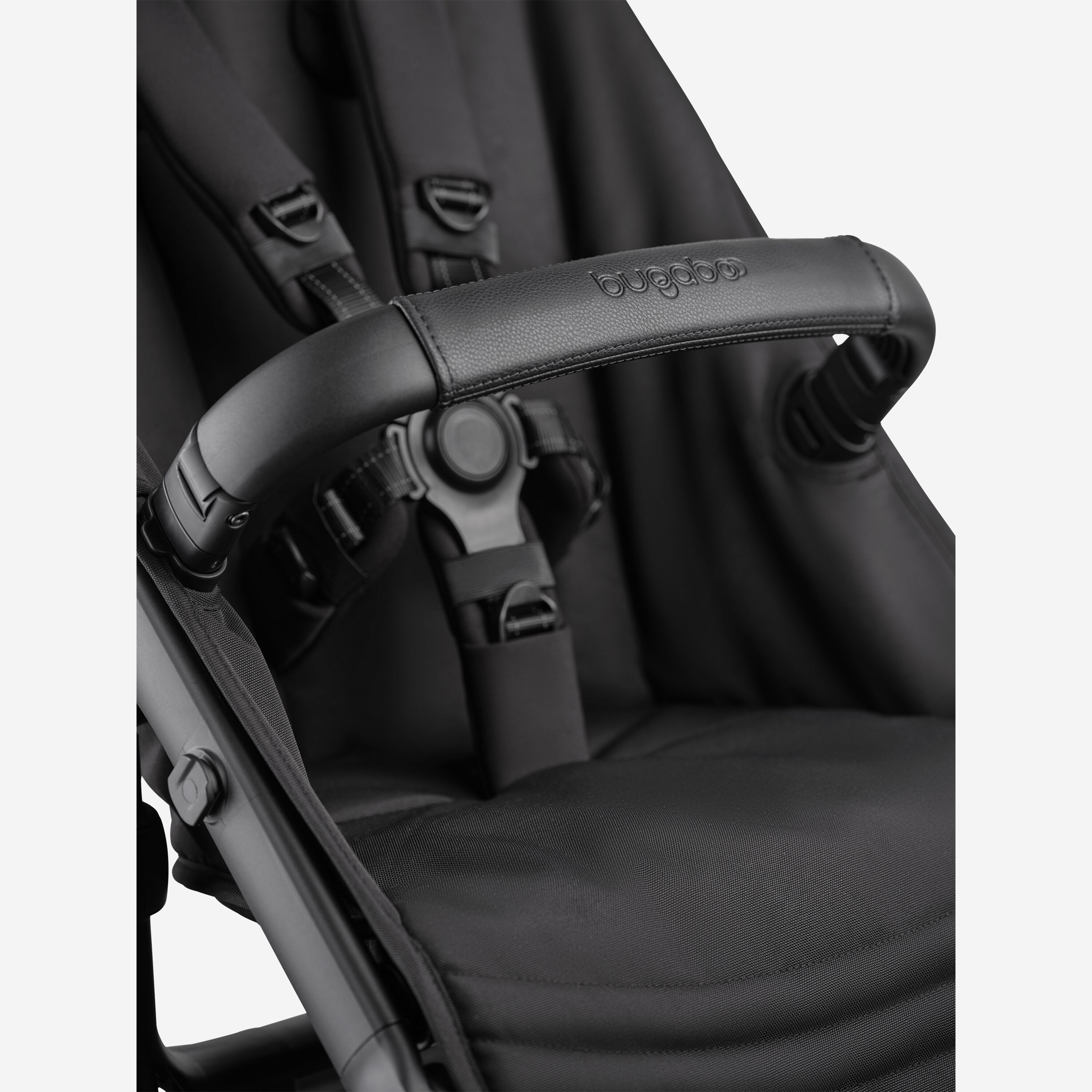 Bugaboo Kangaroo 2-in-1 stroller black base, forest green fabrics, forest green sun canopy - Main Modal Image Slide 15 of 18