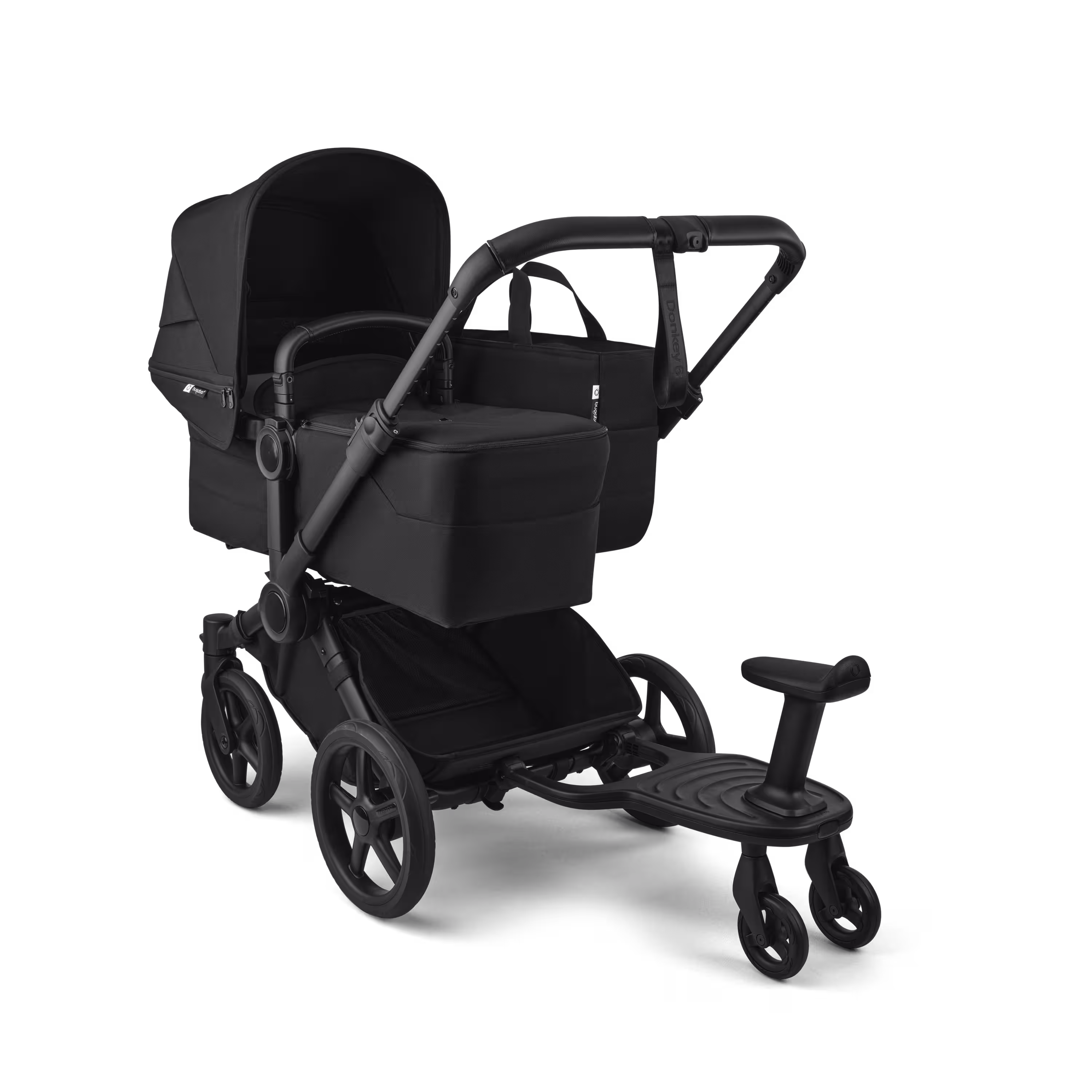 Bugaboo Donkey 6 2-in-1  pram black base, desert taupe melange fabrics, desert taupe melange sun canopy - Main Modal Image Slide 10 of 10