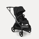 Bugaboo Dragonfly Plus seat stroller graphite base, heritage black fabrics, heritage black sun canopy