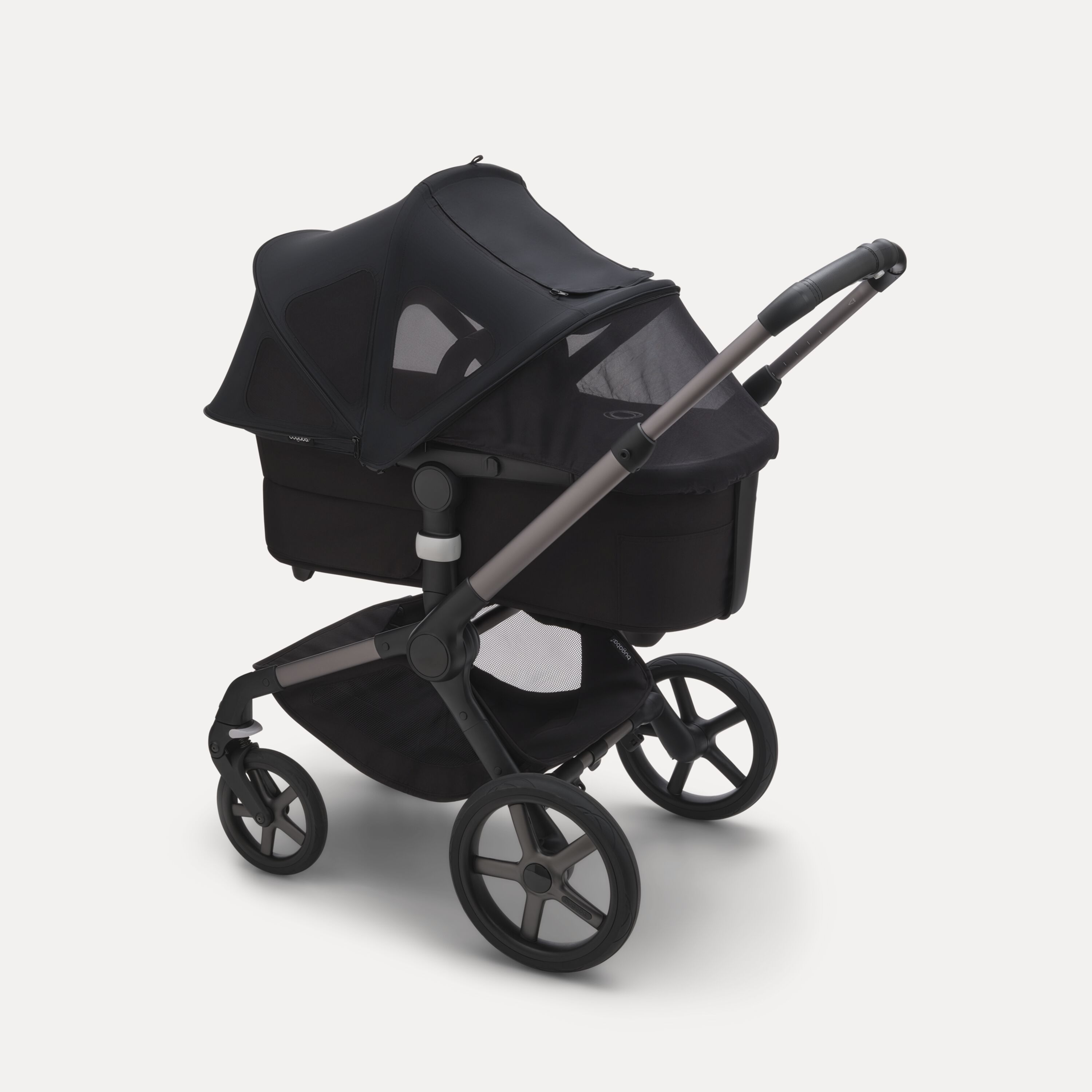 Bugaboo Fox/Cameleon3/Lynx breezy sun canopy v2 MIDNIGHT BLACK - Main Modal Image Slide 3 of 6