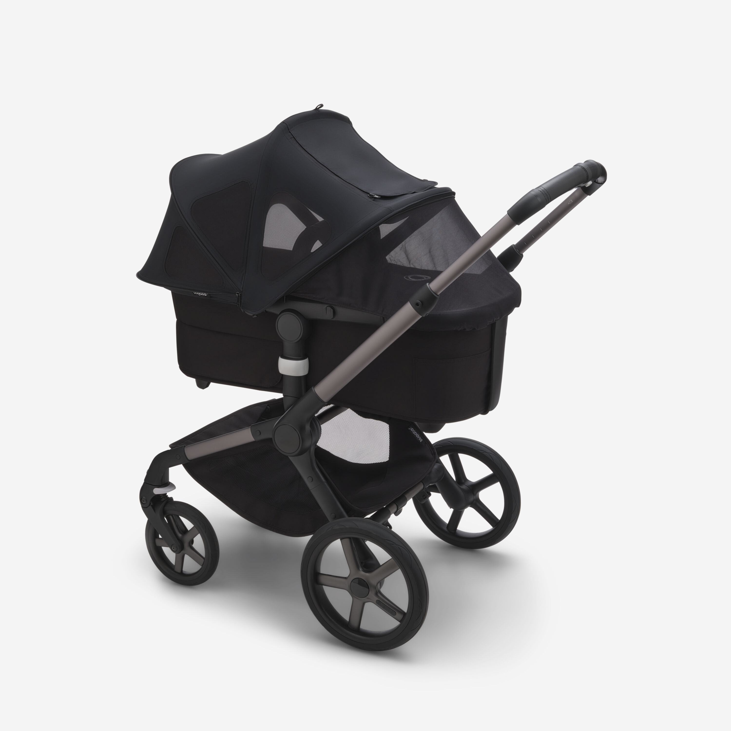 Bugaboo Fox/Cameleon3/Lynx breezy sun canopy v2 MIDNIGHT BLACK - Main Modal Image Slide 3 of 6