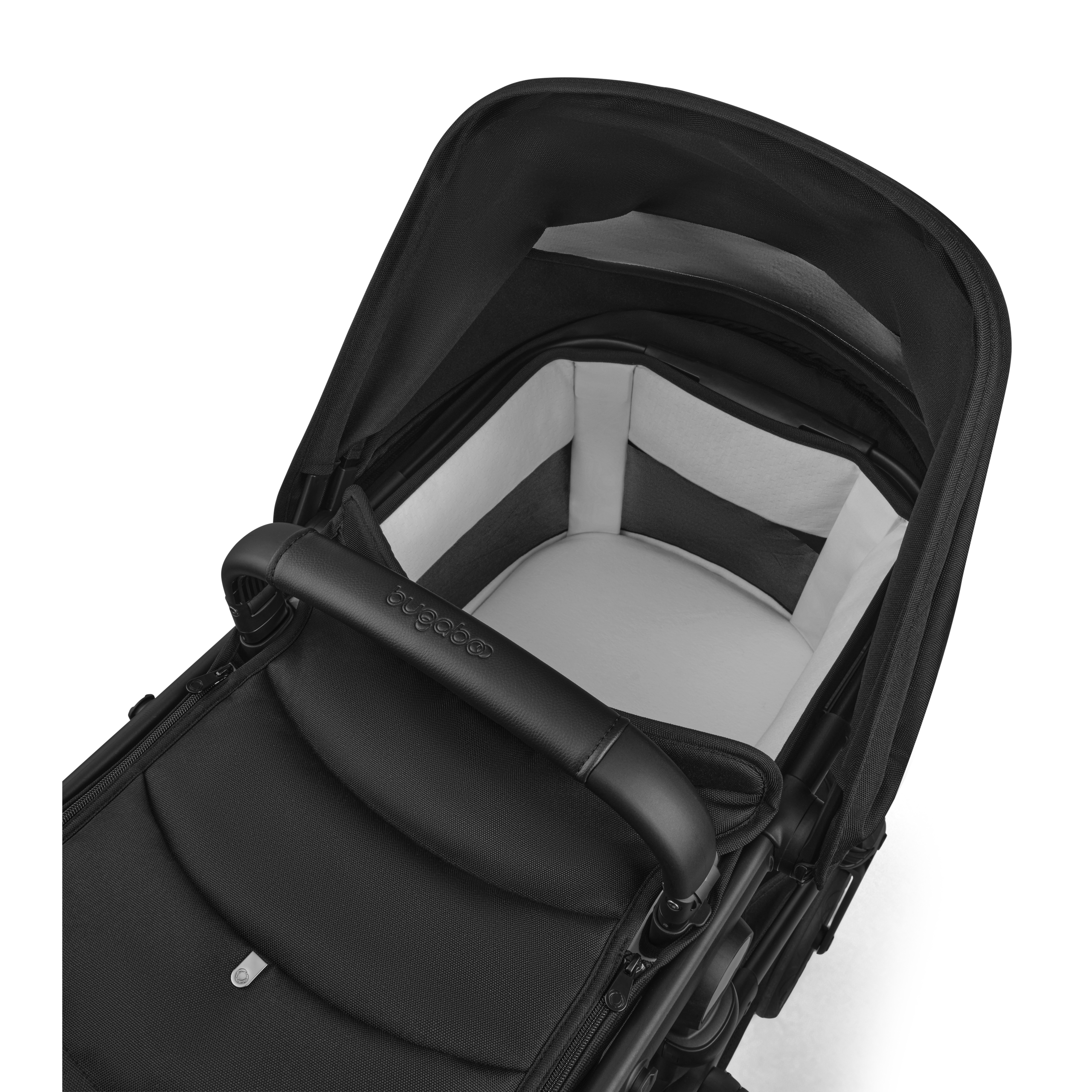 Bugaboo Fox 5 Renew 2-in-1 pram black base, heritage black fabrics, heritage black sun canopy - Thumbnail Slide 12 of 13