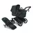 Bugaboo Donkey 6 2-in-1  pram black base, fern green fabrics, fern green sun canopy - Thumbnail Slide 1 of 10
