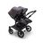 Bugaboo Donkey 5 twin stroller black base, mineral washed black fabrics, mineral washed black sun canopy - Thumbnail Slide 3 of 11
