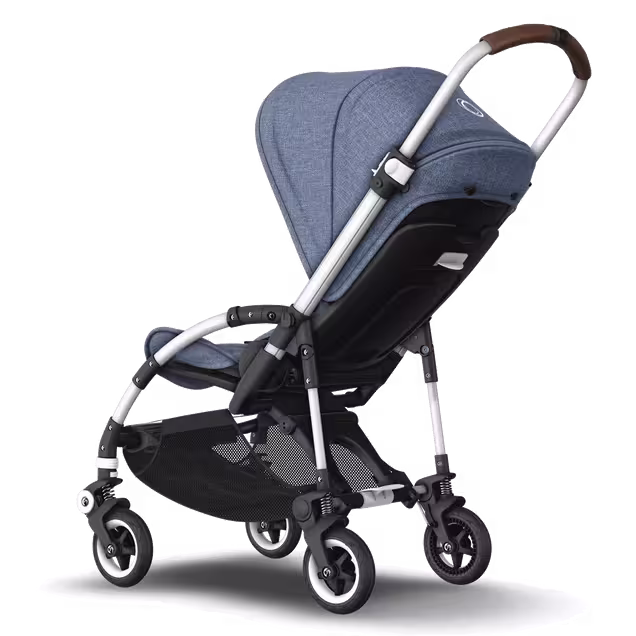 Refurbished Bugaboo Bee5 complete UK ALU/BLUE MELANGE-BLUE MELANGE LM - Main Image Slide 1 of 5