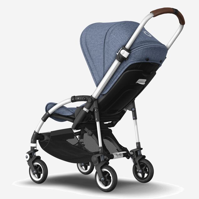 Refurbished Bugaboo Bee5 complete UK ALU/BLUE MELANGE-BLUE MELANGE LM - Main Image Slide 1 of 5