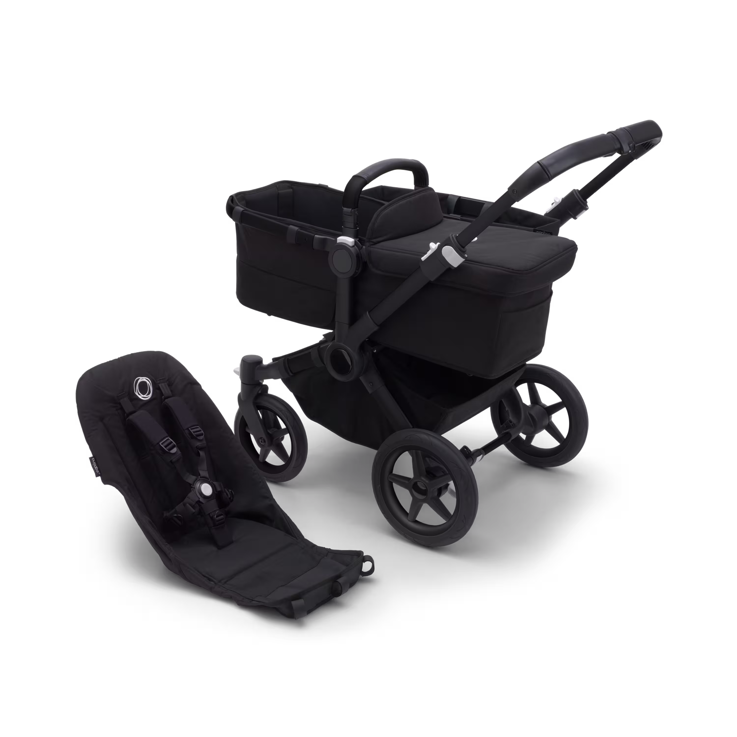Bugaboo Donkey 5 base RW fabric US BLACK/ MIDNIGHT BLACK - Main Modal Image Slide 1 of 1