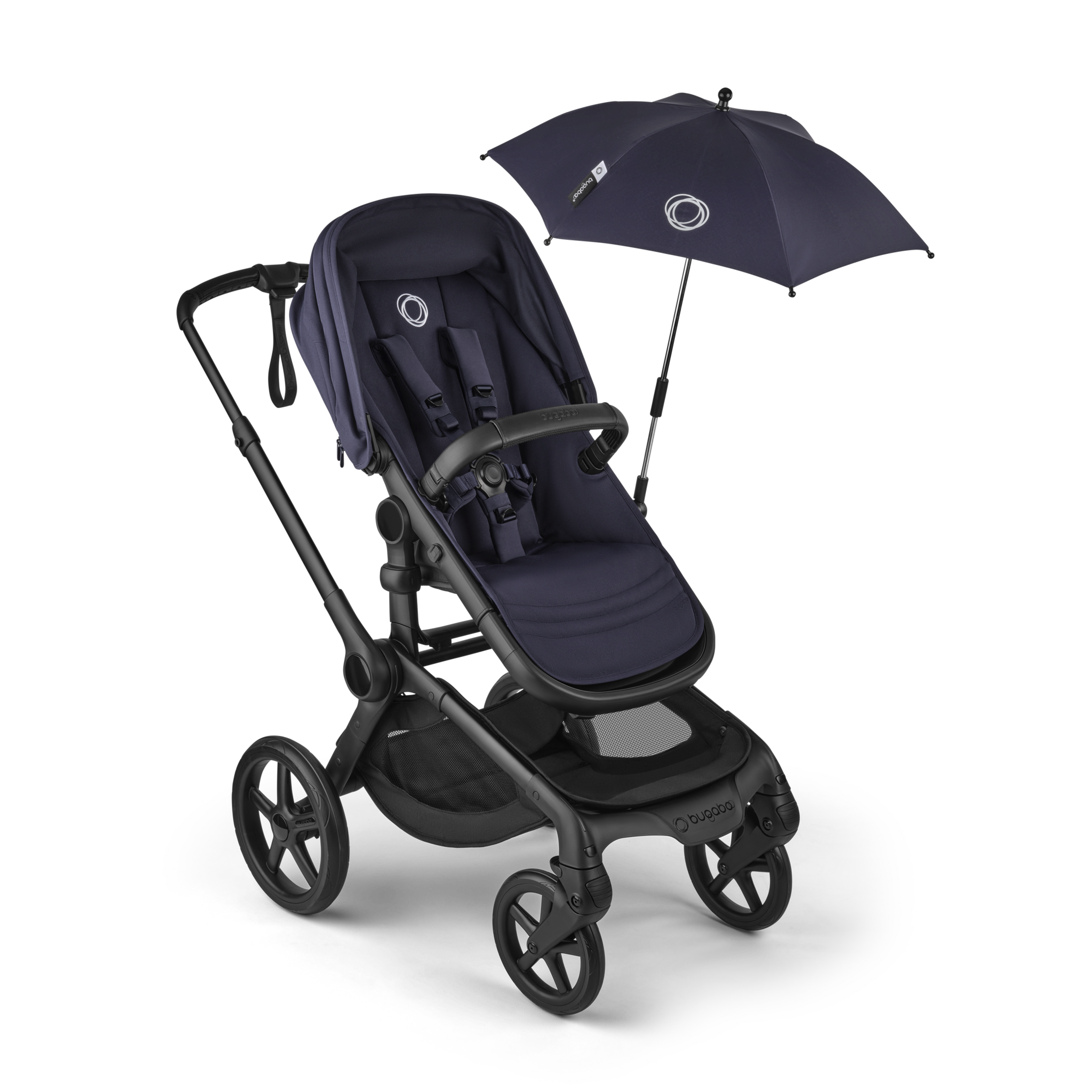 Bugaboo Fox 5 Renew 2-in-1 stroller black base, cocoa brown fabrics, cocoa brown sun canopy - Thumbnail Slide 11 of 12