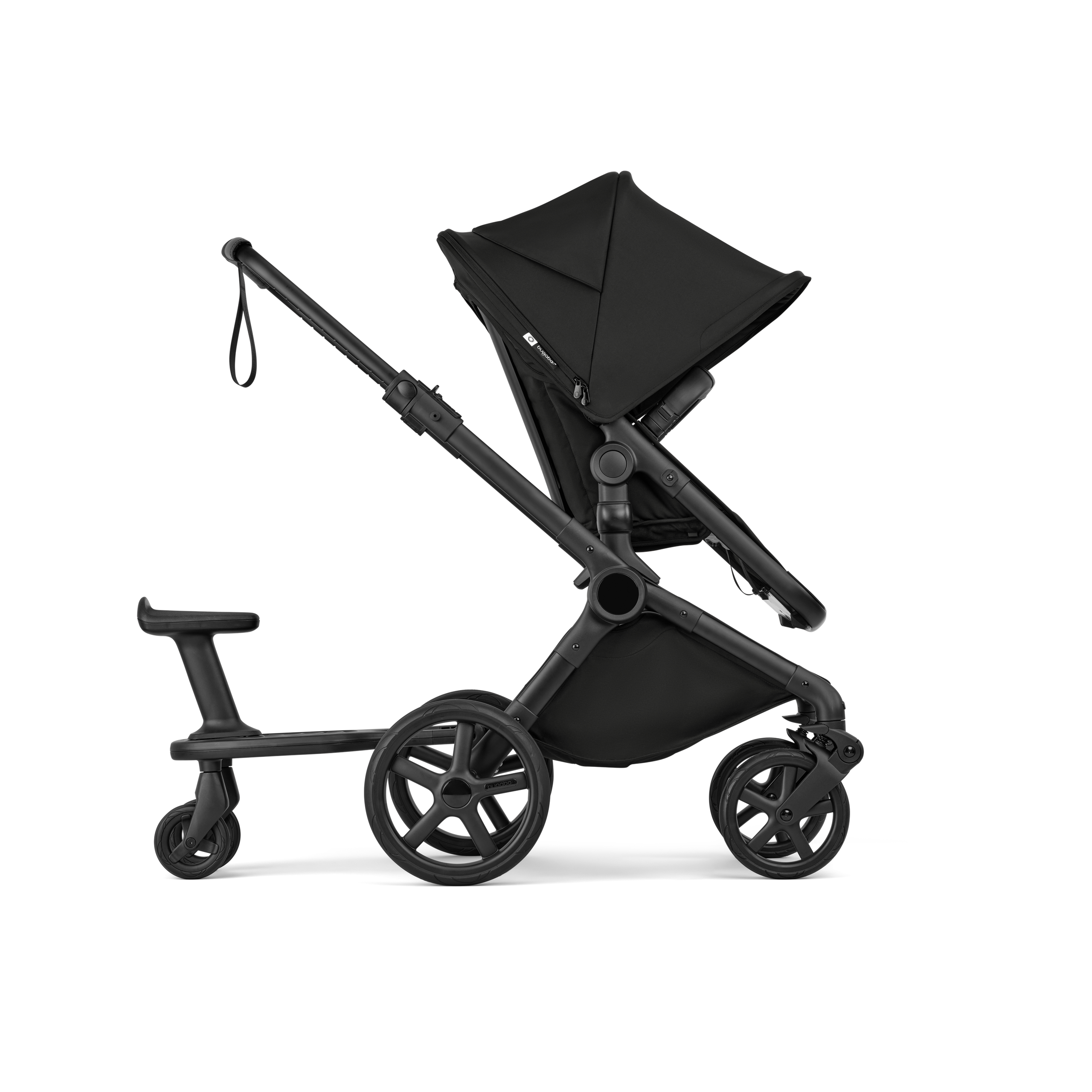 Bugaboo Cub 2-in-1 pushchair black base, forest green fabrics, forest green sun canopy - Thumbnail Slide 12 of 12
