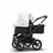 Bugaboo Donkey 3 Duo fresh white sun canopy, black seat, black chassis - Thumbnail Slide 4 of 6
