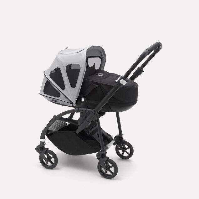 Refurbished Bugaboo Bee breezy sun canopy MISTY GREY - Main Image Slide 3 of 4