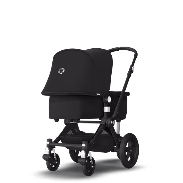 Bugaboo Cameleon 3 Plus sit and stand pushchair black sun canopy, black fabrics, black base - Main Image Slide 5 of 6