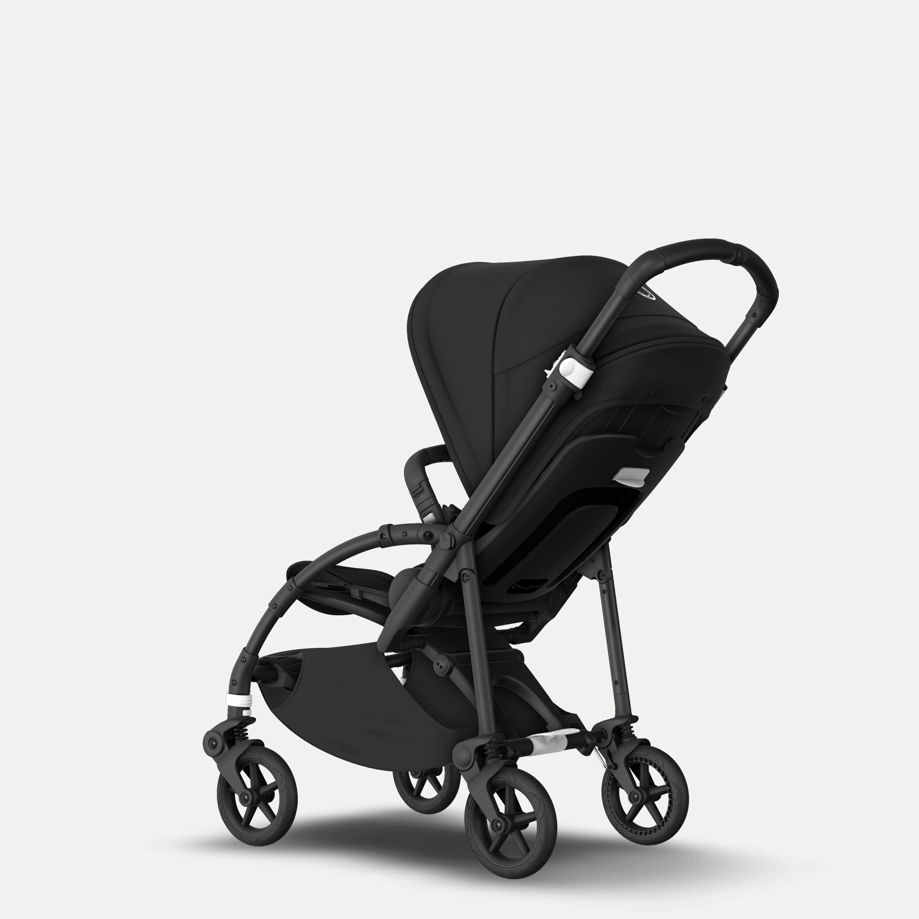 Bugaboo Bee 6 seat and carrycot pushchair black sun canopy, black fabrics, black base - Main Modal Image Slide 3 of 3