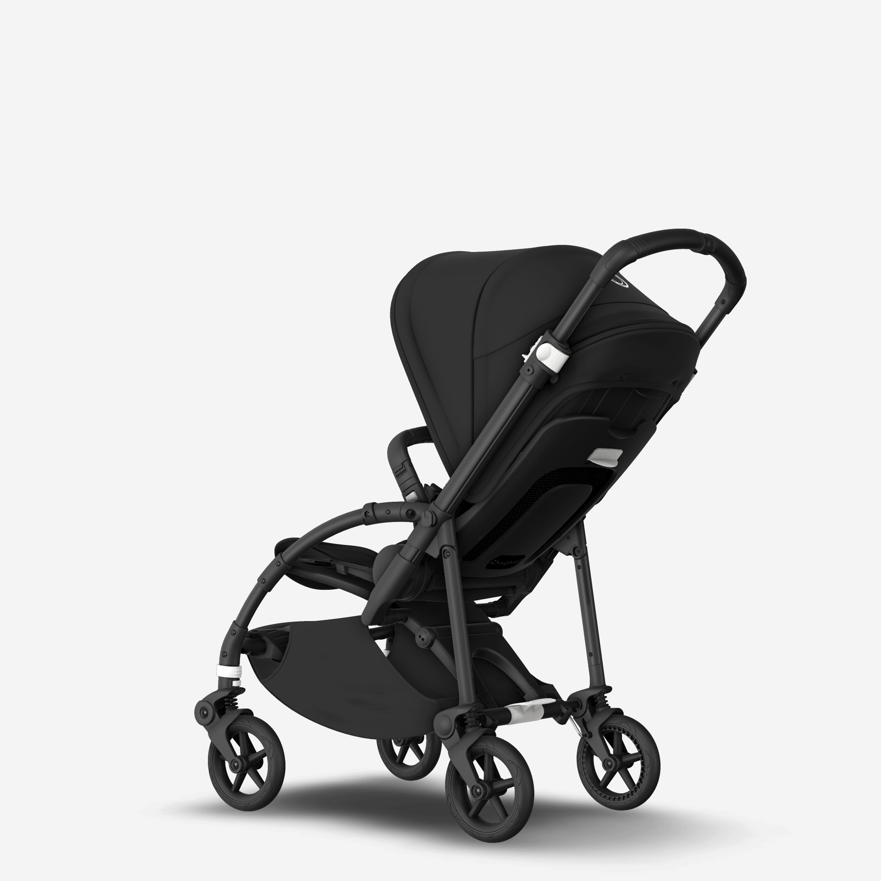 Bugaboo Bee 6 seat and carrycot pushchair black sun canopy, black fabrics, black base - Main Modal Image Slide 3 of 3