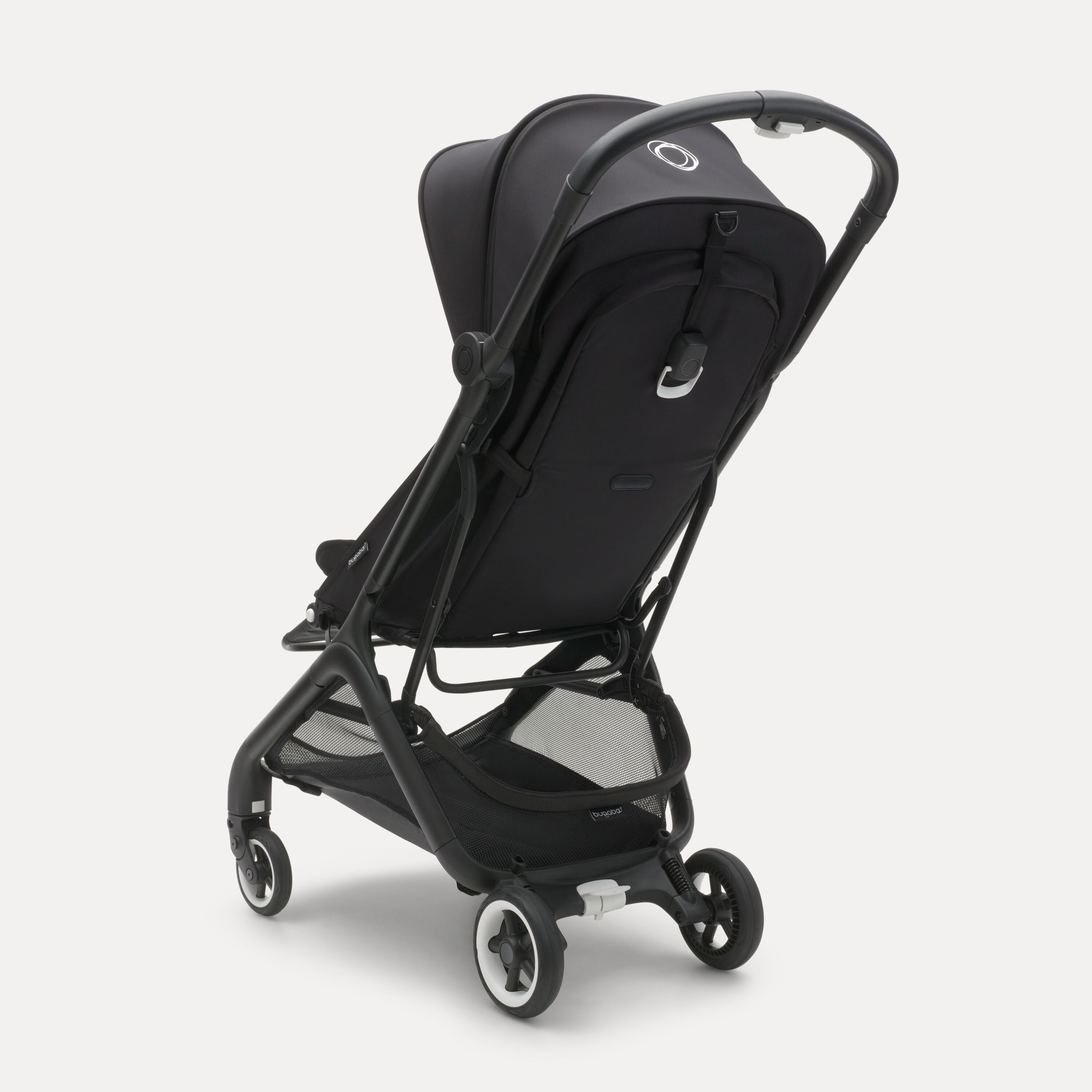 Bugaboo Butterfly travel stroller black base, midnight black fabrics, midnight black sun canopy - Main Modal Image Slide 4 of 14