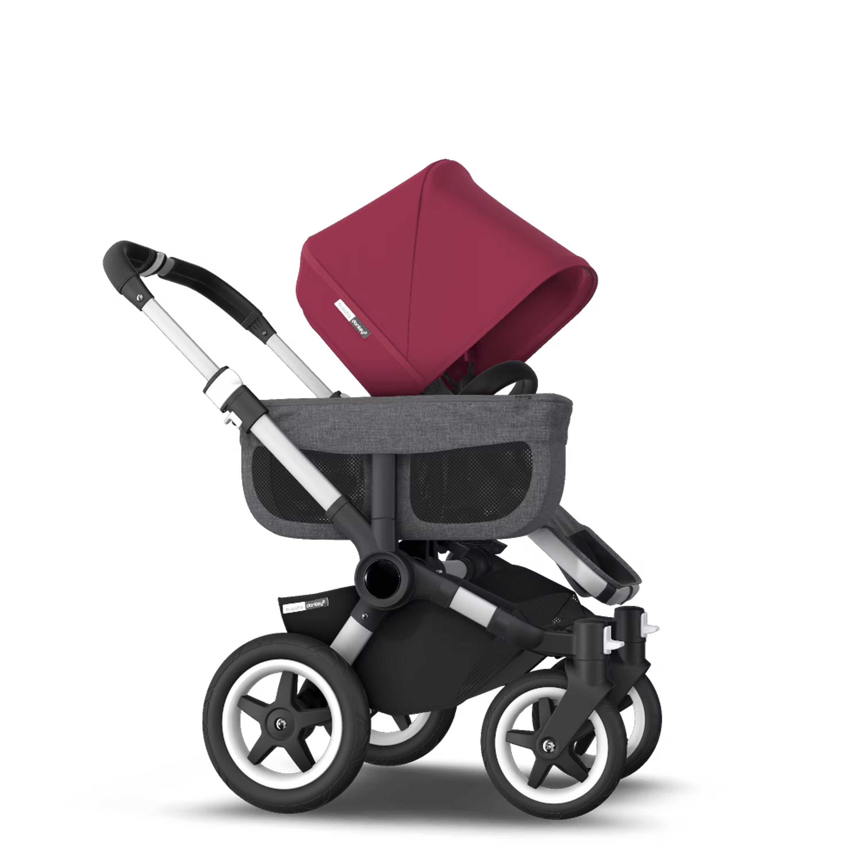 Bugaboo Donkey2 mono complete ASIA ALU/GREYM-RRED - Main Modal Image Slide 4 of 6