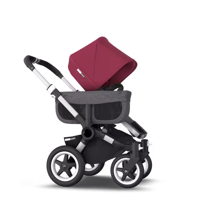 Bugaboo Donkey2 mono complete ASIA ALU/GREYM-RRED - Main Image Slide 4 of 6