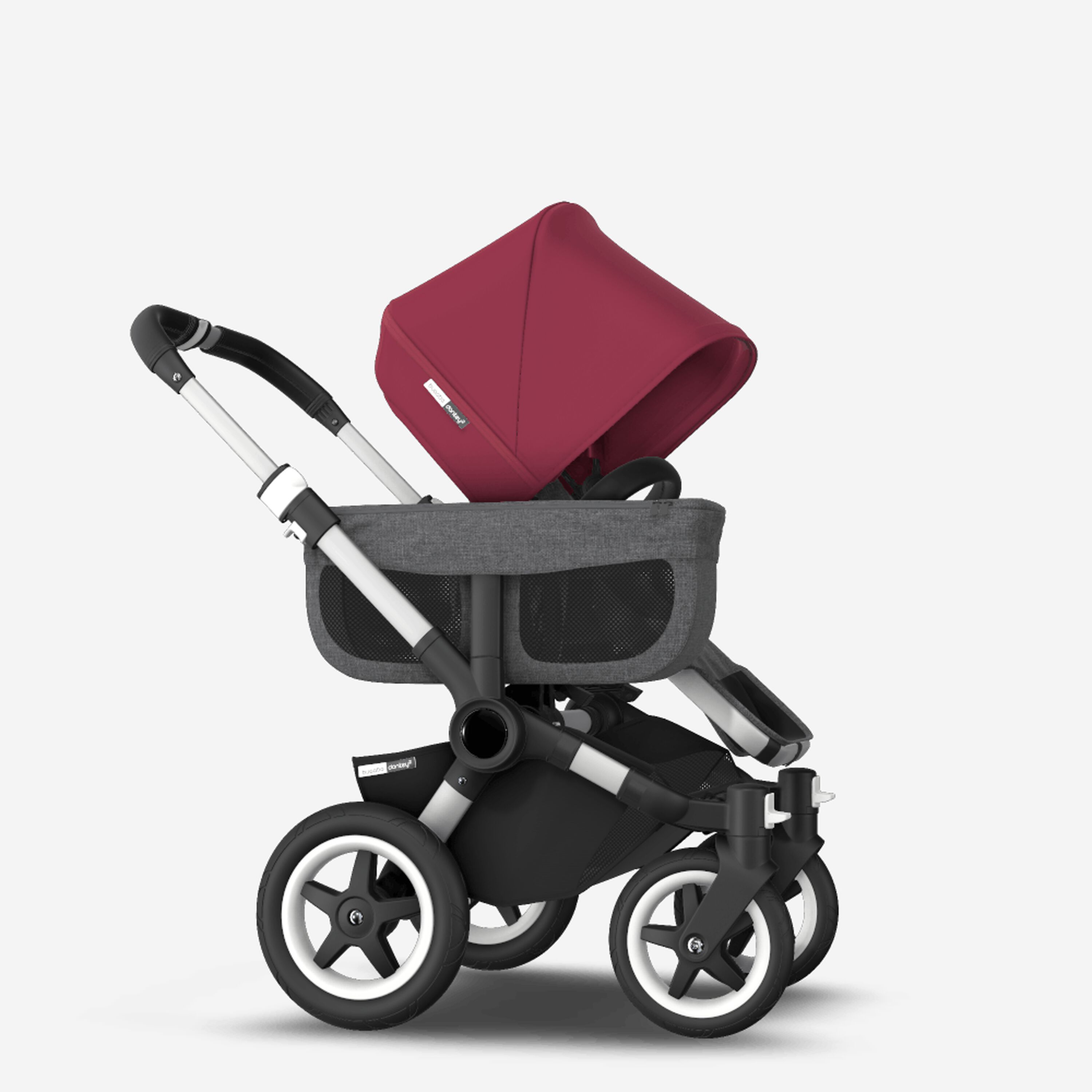 Bugaboo Donkey2 Mono complete ALU/GREYM-RRED - Main Modal Image Slide 4 of 6
