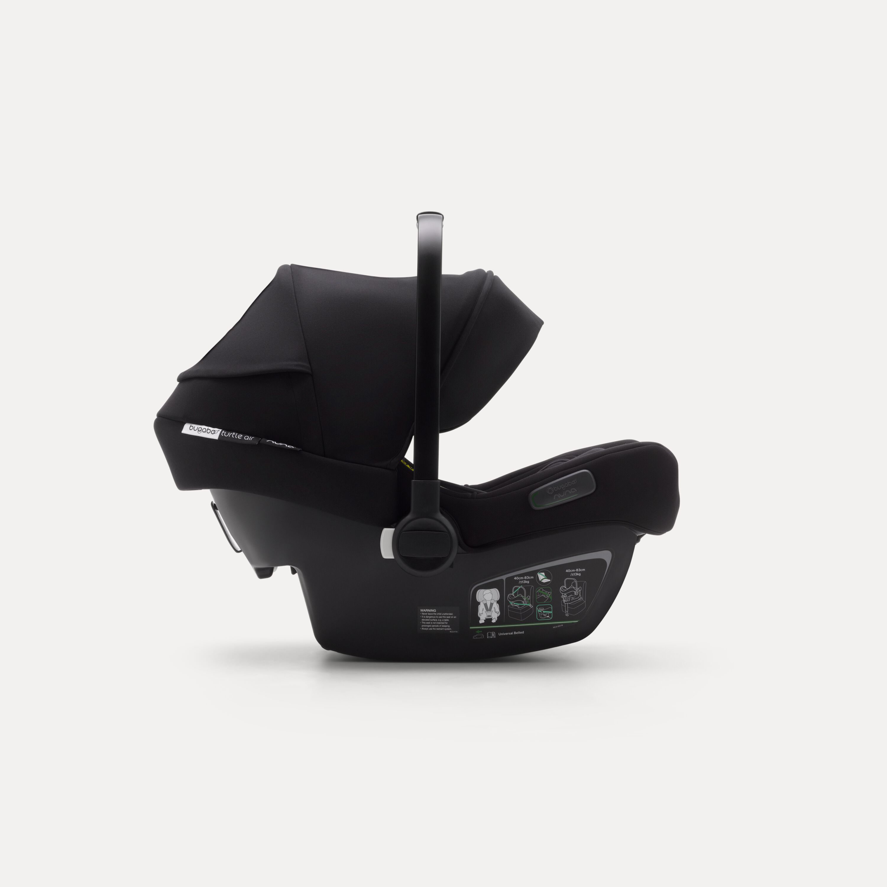 Bugaboo Donkey 3 Mono travel system black sun canopy, black fabrics, aluminium base - Main Modal Image Slide 13 of 15