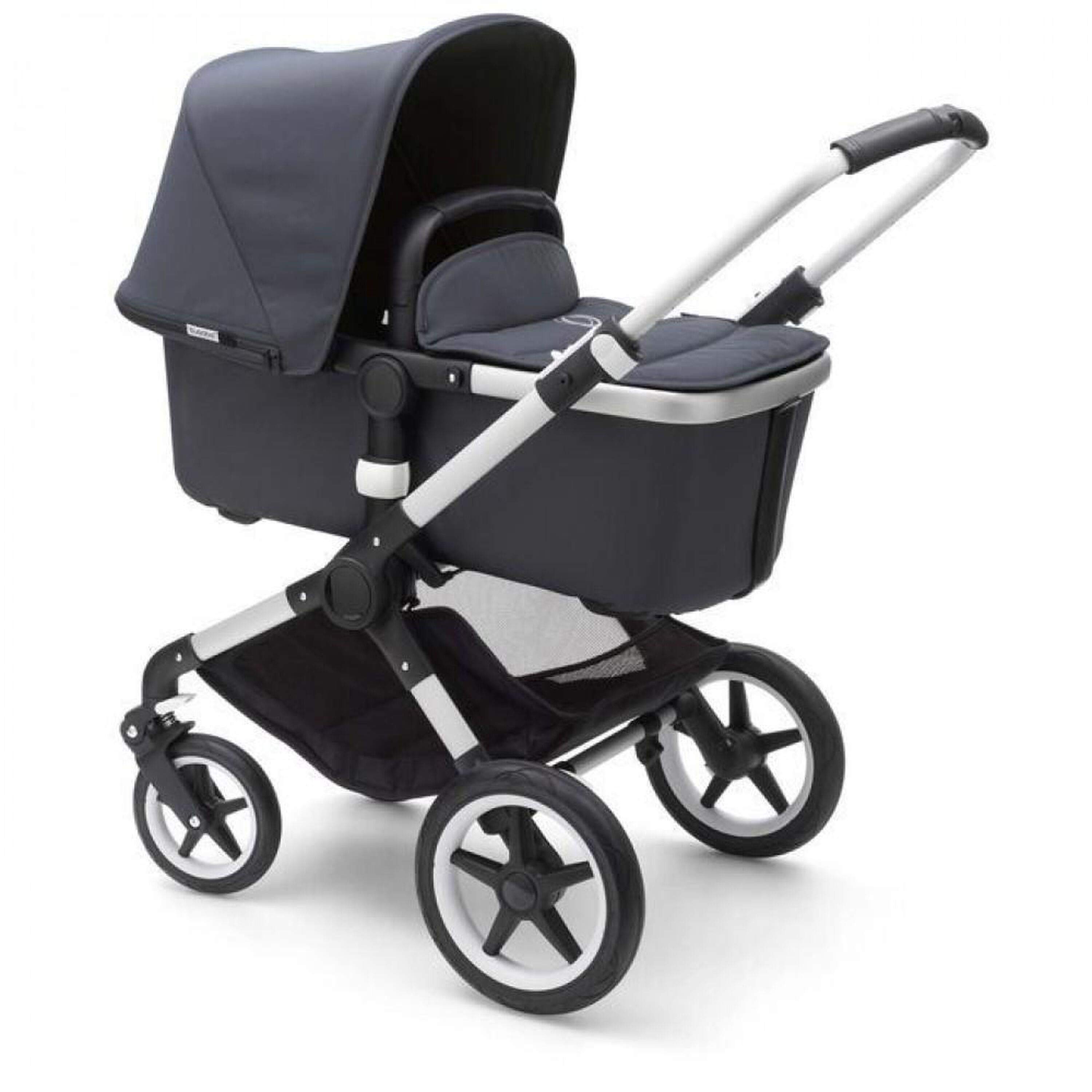 Bugaboo Fox complete ALU/BLACK-STEEL BLUE - Main Modal Image Slide 1 of 1