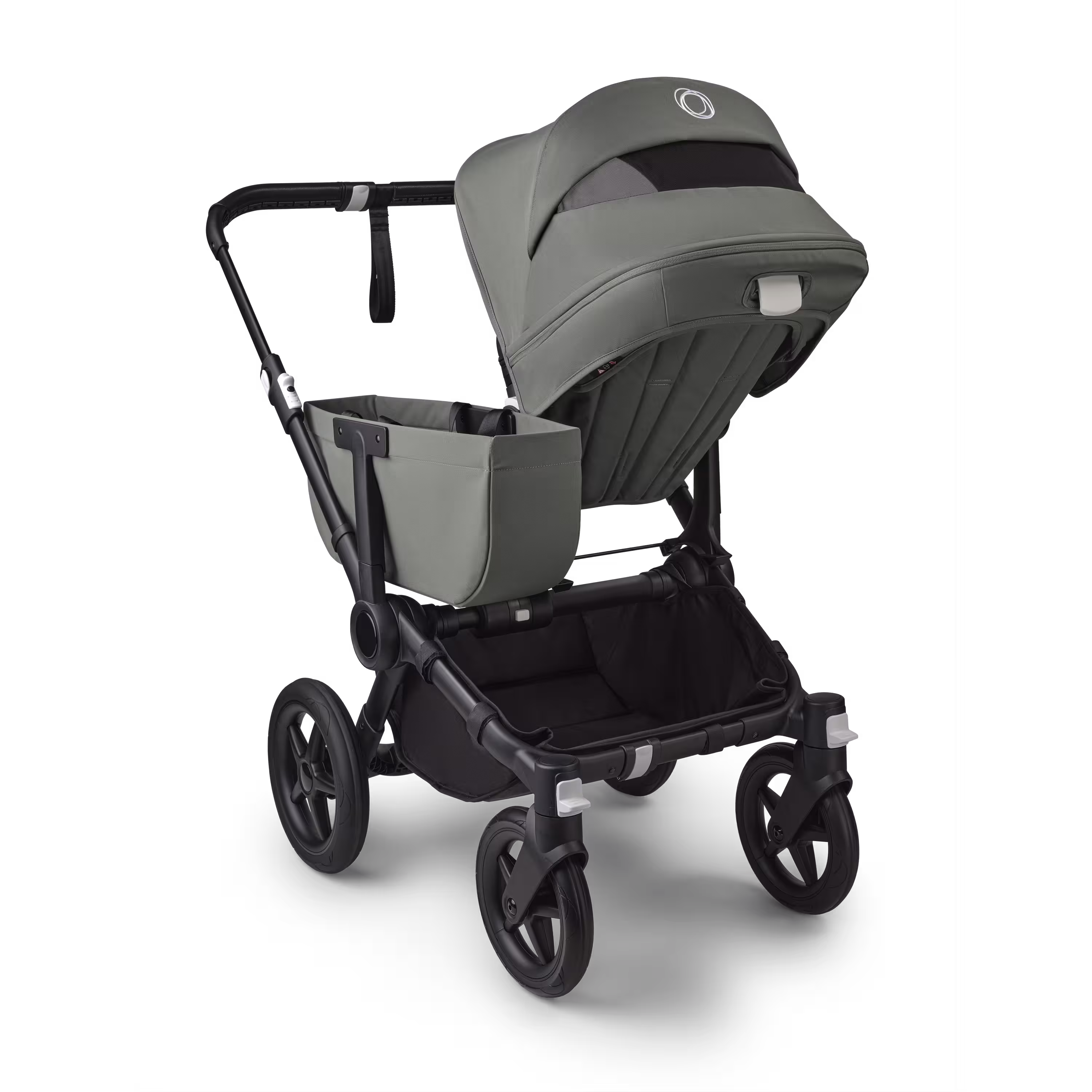 Bugaboo Donkey 5 Mono 2-in-1 stroller black base, forest green fabrics, forest green sun canopy - Main Modal Image Slide 4 of 14