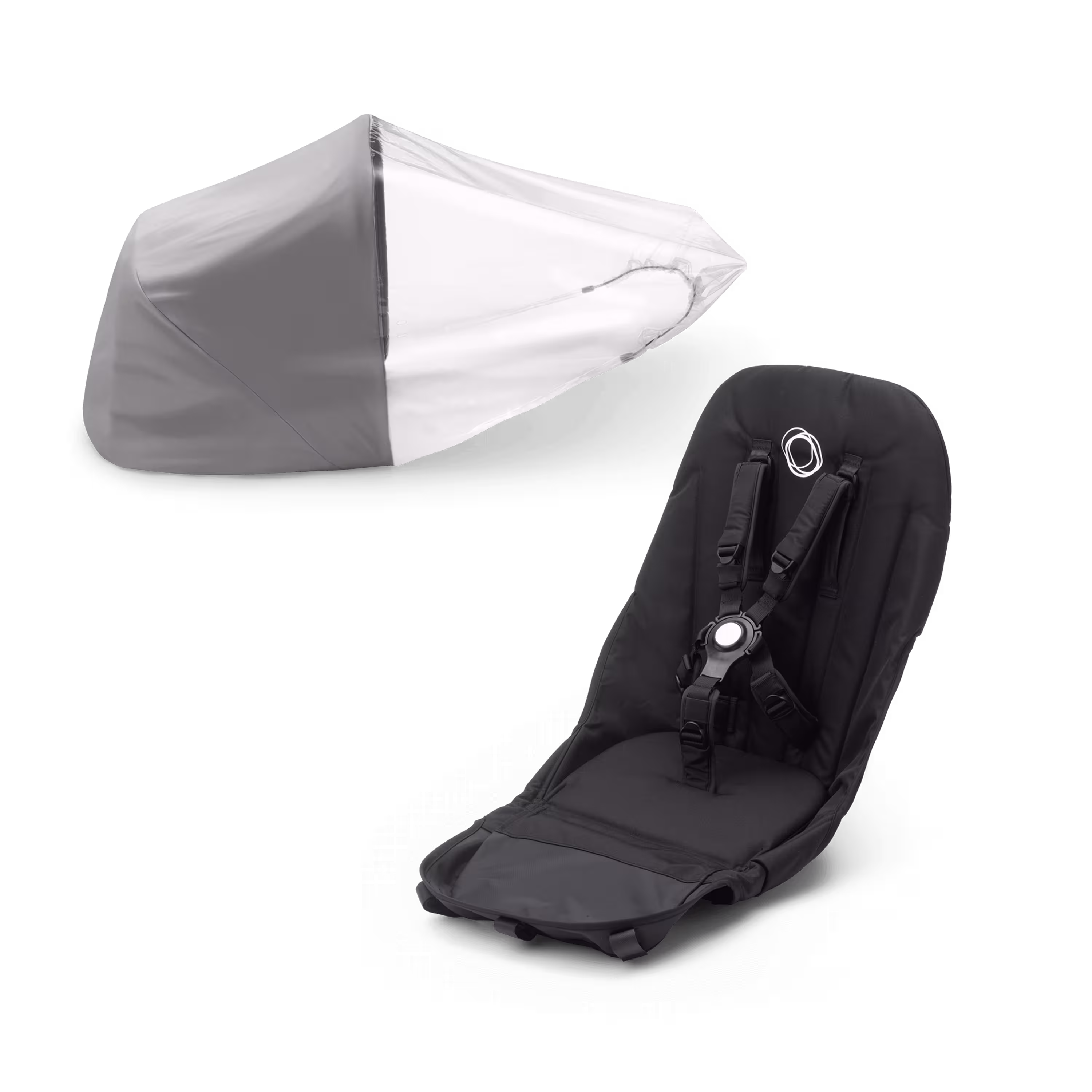 Bugaboo Donkey2 duo fabric set AU BLACK - Main Modal Image Slide 1 of 1