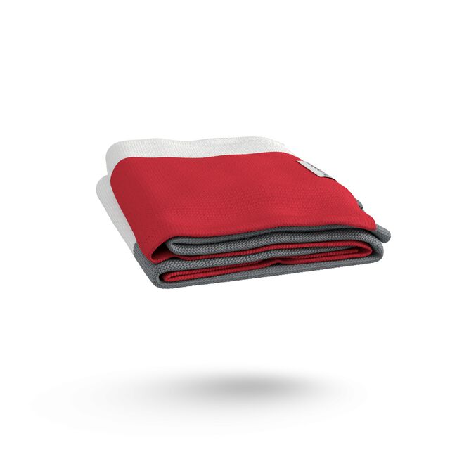 Bugaboo Light Cotton Blanket - NEON RED MULTI - Main Image Slide 4 van 10