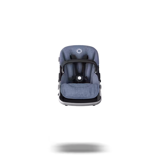 Bugaboo Fox seat fabric UK BLUE MELANGE - Main Image Slide 3 of 6
