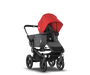 US - Bugaboo D3M stroller bundle black grey melange red - Thumbnail Slide 2 of 4