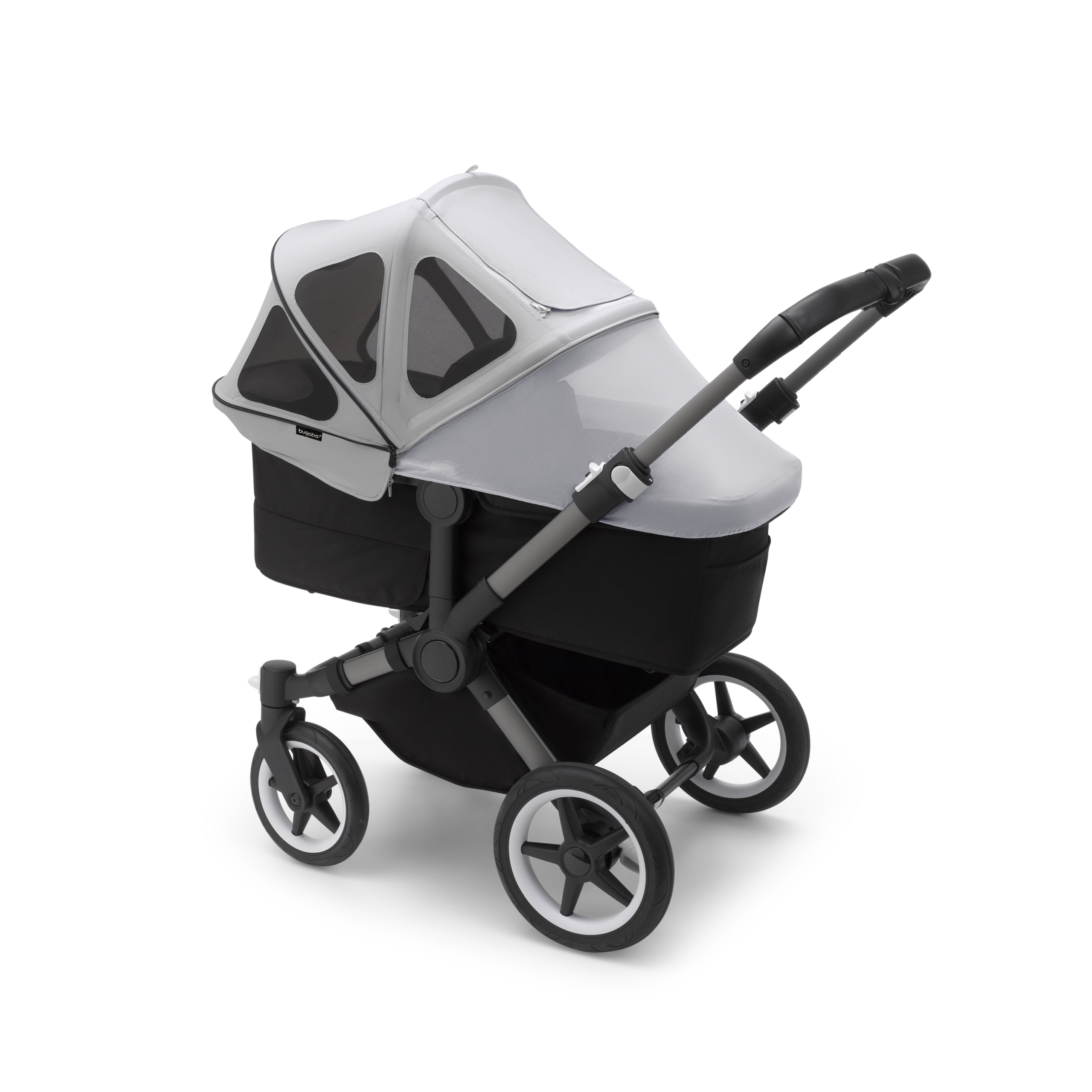 Bugaboo Donkey breezy sun canopy MISTY GREY - Thumbnail Slide 4 of 4