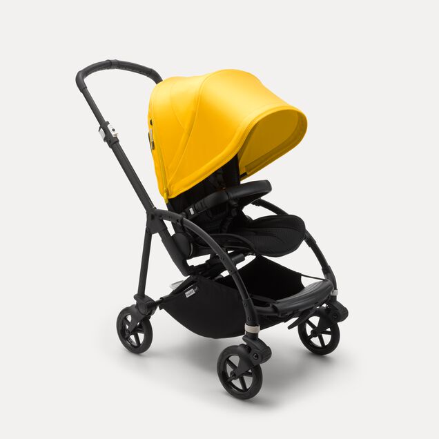 Refurbished Bugaboo Bee6 complete UK BLACK/BLACK-LEMON YELLOW - Main Image Slide 1 of 3